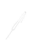 Bayan Gümüş Taşlı Uzun Kolye