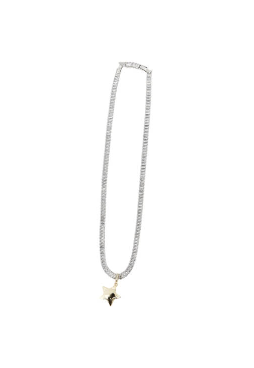 Çok Renkli Taşlı Yıldız Kolye