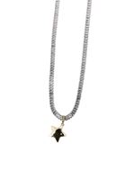 Bayan Çok Renkli Taşlı Yıldız Kolye