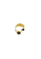 Bayan Bordo Taşlı Yüzük