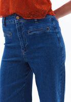 Bayan Mavi Ultra Yüksek Bel Wide-Leg Pantolon