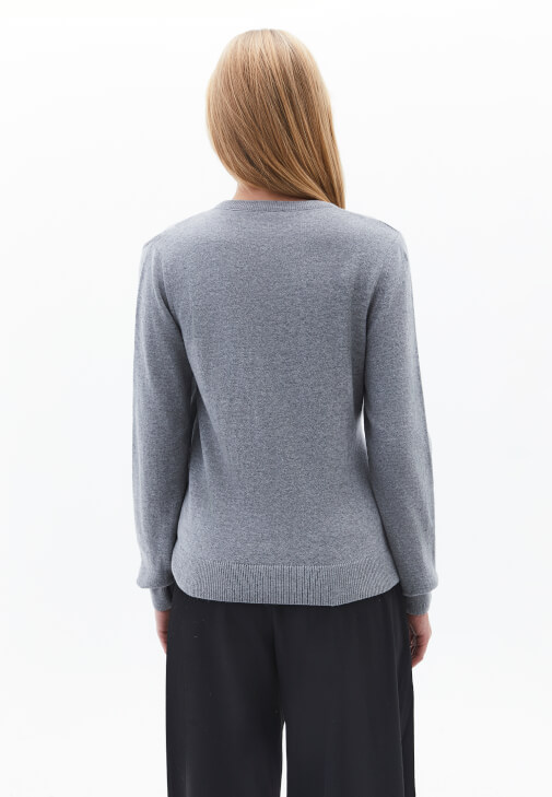 Alpaka Karışımlı Kazak ve Pantolon Kombini