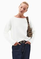 Bayan Krem Bot Yaka Triko Kazak