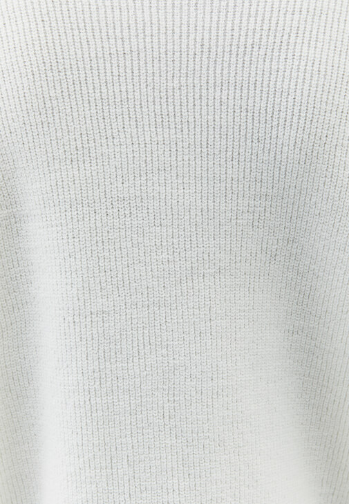 Triko Kazak ve Barrel-Fit Pantolon Kombini