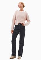 Bayan Pembe Bot Yaka Triko Kazak