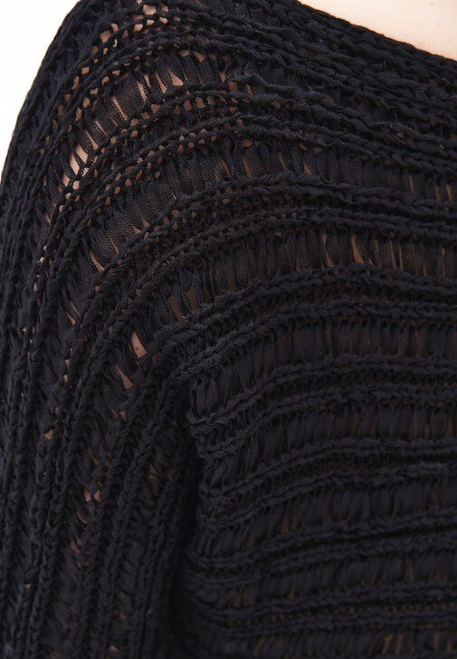 Bot Yaka Kazak ve Tencel Pantolon Kombini