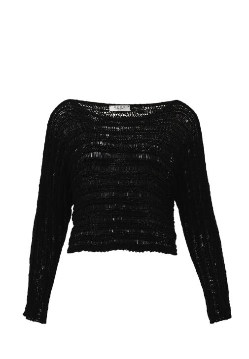 Bot Yaka Kazak ve Tencel Pantolon Kombini