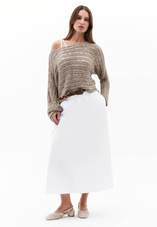 Ajurlu Kazak ve Etek Kombini