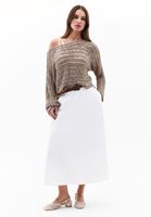 Bayan Bej Bot Yaka Ajurlu Kazak