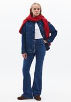 Bayan Mavi Bootcut Denim Pantolon