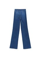 Bayan Mavi Bootcut Denim Pantolon