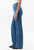 Bayan Mavi Bootcut Denim Pantolon