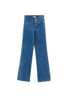 Bayan Mavi Bootcut Denim Pantolon