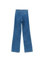 Bayan Mavi Bootcut Denim Pantolon