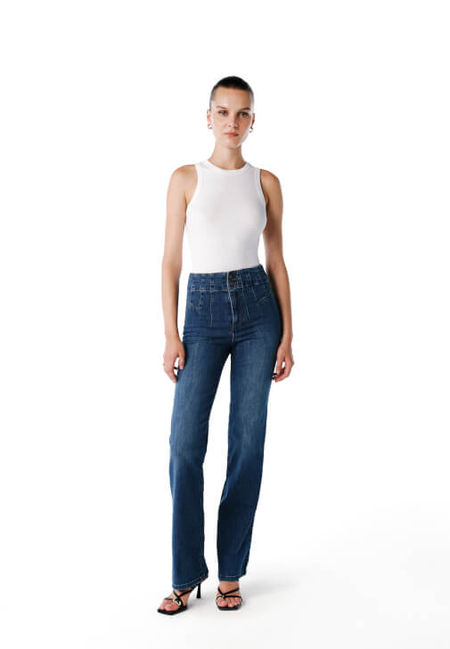  Bootcut Denim Pantolon