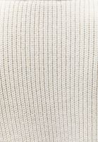 Bayan Krem Düğme Detaylı Kazak