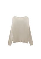 Bayan Bej Bot Yaka Triko Kazak