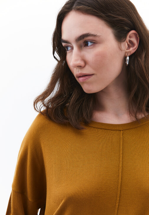 Kazak ve Orta Bel Denim Kombini