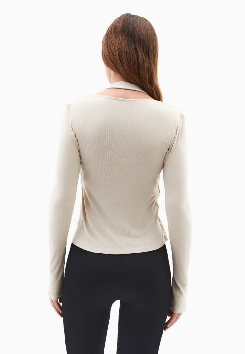 Atlet Detaylı Tişört ve Tayt Kombini