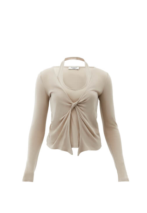 Atlet Detaylı Tişört ve Tayt Kombini