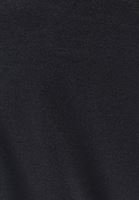 Bayan Siyah Sıfır Yaka Uzun Kollu Tişört