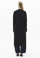 Bayan Siyah Uzun Triko Hırka