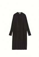 Bayan Siyah Uzun Triko Hırka