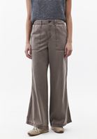 Bayan Gri Wide-Leg Pantolon ( TENCEL™ )