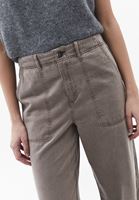 Bayan Gri Wide-Leg Pantolon ( TENCEL™ )