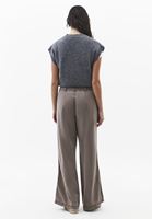 Bayan Gri Wide-Leg Pantolon ( TENCEL™ )