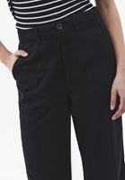 Bayan Siyah Wide-Leg Pantolon ( TENCEL™ )