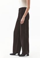 Bayan Kahverengi Wide-Leg Pantolon ( TENCEL™ )