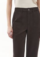 Bayan Kahverengi Wide-Leg Pantolon ( TENCEL™ )