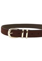 Bayan Kahverengi Toka Detaylı Kemer