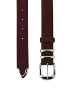 Bayan Bordo Toka Detaylı Kemer