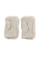 Bayan Krem Peluş Detaylı Eldiven