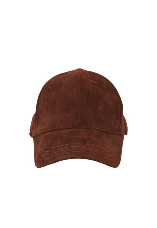 Kahverengi Süet Cap Şapka