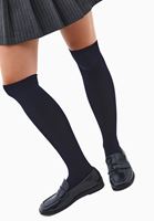 Bayan Lacivert Uzun Çorap