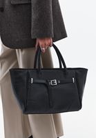 Bayan Siyah Toka Detaylı Askılı Çanta 