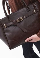 Bayan Kahverengi Toka Detaylı Askılı Çanta 