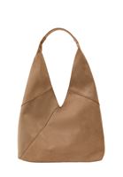 Bayan Bej Askılı Tote Süet Çanta