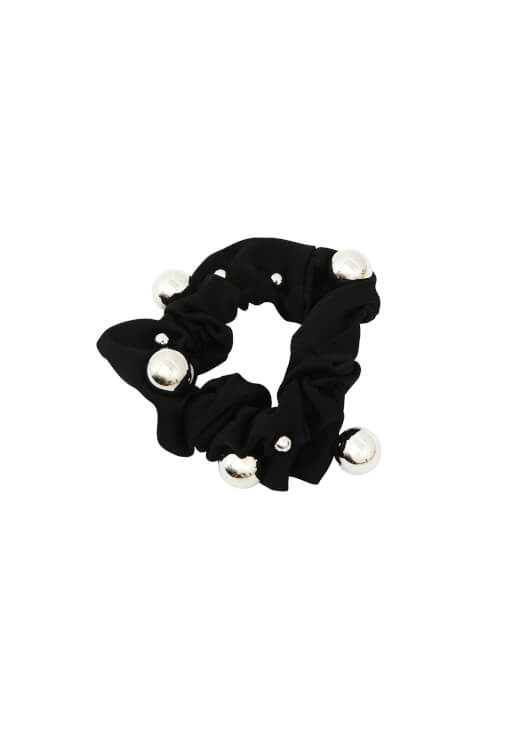Siyah Lastikli Saç Tokası