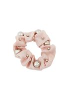 Bayan Pembe Lastikli Saç Tokası