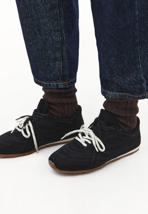 Kahverengi Basic Çorap