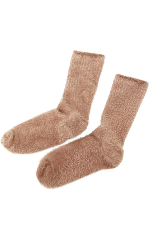 Kum Beji Yumuşak Dokulu Çorap