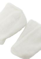 Bayan Krem Yumuşak Dokulu Çorap