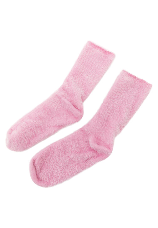 Pembe Yumuşak Dokulu Çorap