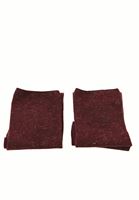 Bayan Bordo Basic Çorap