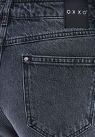 Bayan Gri Mom-Fit Denim Pantolon