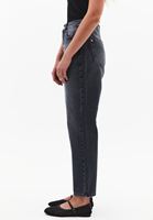 Women Grey Ultra High Rise Mom Fit Jeans